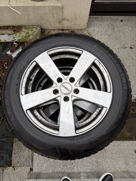 Set 4 jante + anvelope iarna