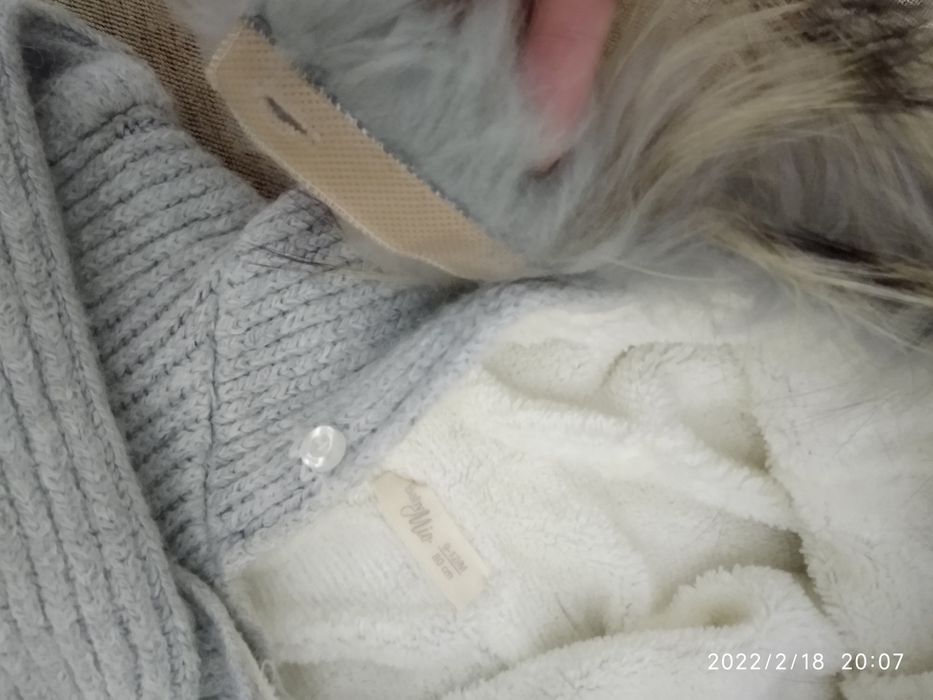 Детский вязаный комбинезон