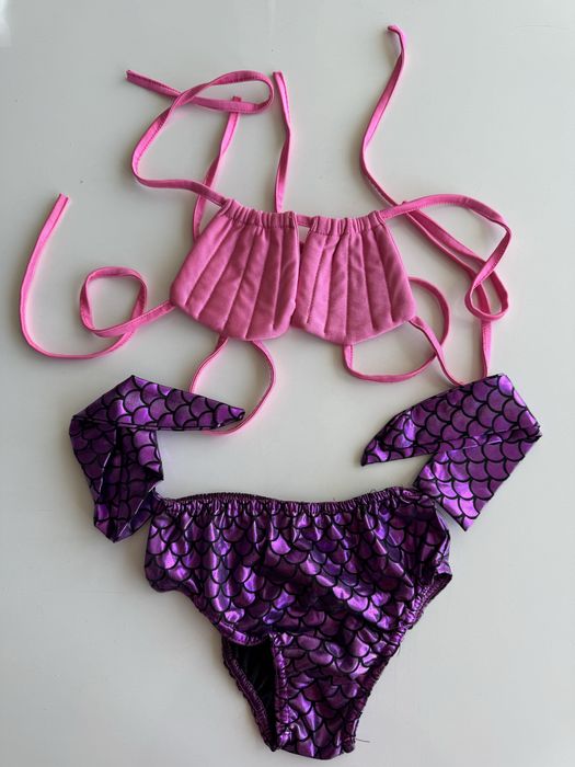 Детски бански тип русалка за 4 години