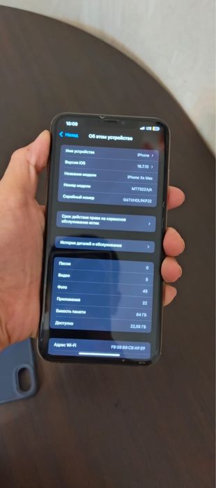 Айфон хs max нормолное сост
