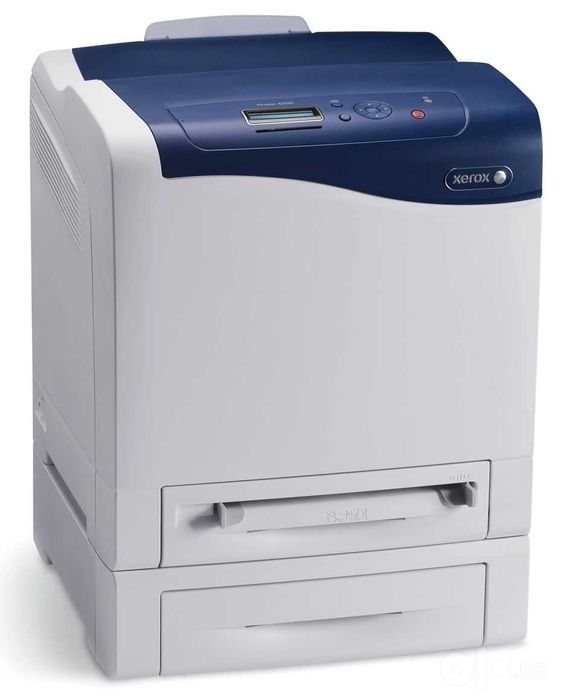 - Цветной принтер Xerox Phaser 6500N с картриджами