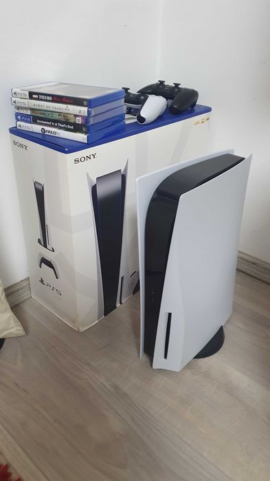 Playstation 5 (PS5) Disk + 2 controllere