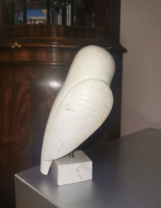 Древногръцка теракотена сова, керамична птица, символ на мъдростта