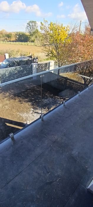 Balustrade sticla și inox