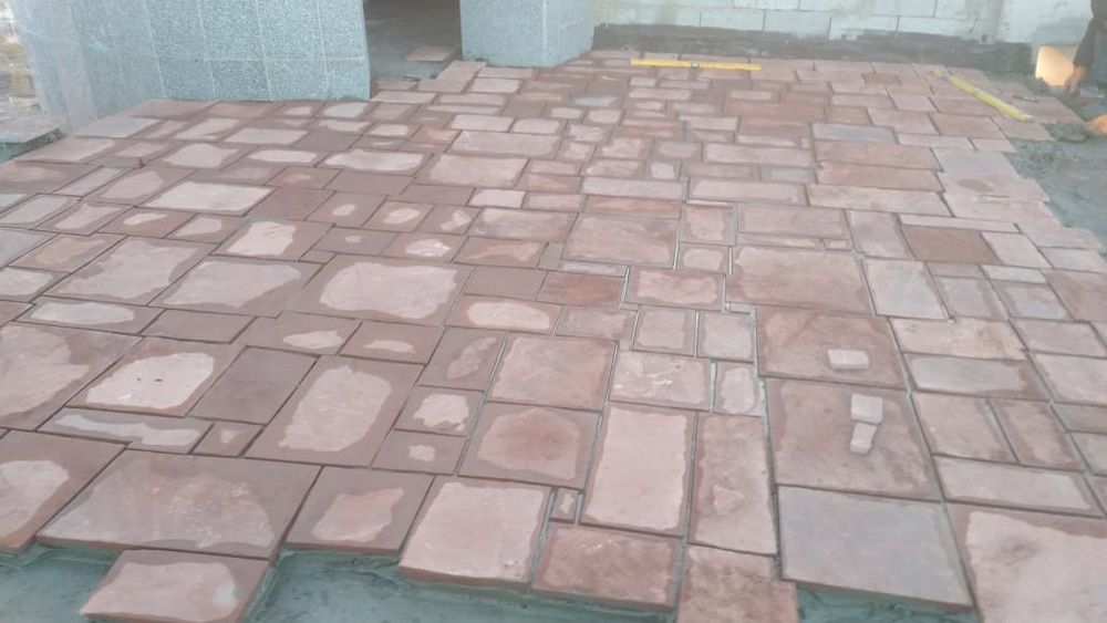 Камень Плитняк красный