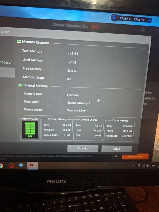 Game PC core i7 4820K, 36 GB ram,