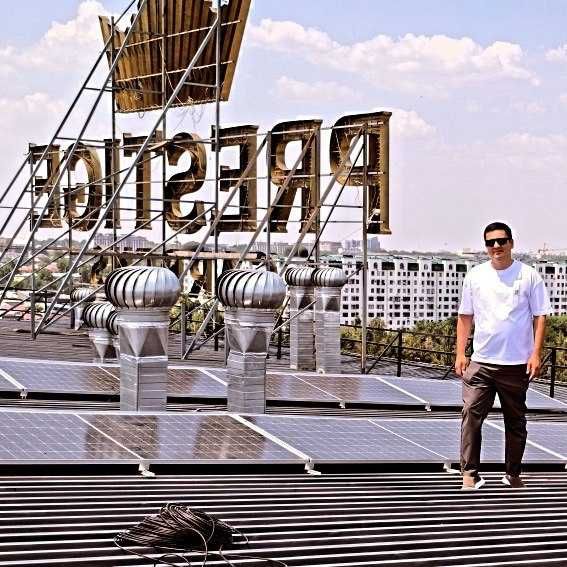 установка СЭС куеш панеллар