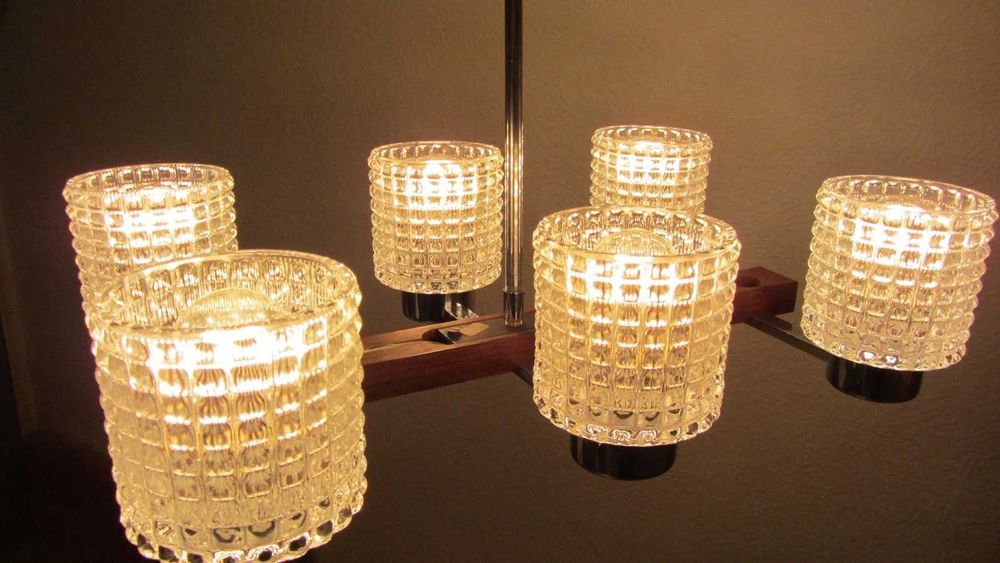 Висяща винтидж лампа Kaiser Leuchten, модел 42420/061 (60-те години)