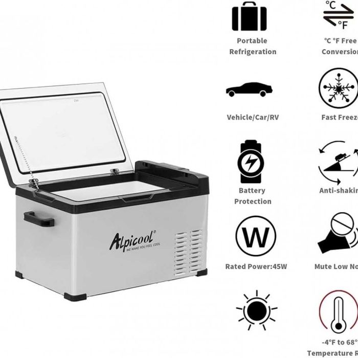 БЕЗПЛАТНА ДОСТАВКА! Компресорен хладилник 30 литра , Хладилна Кутия