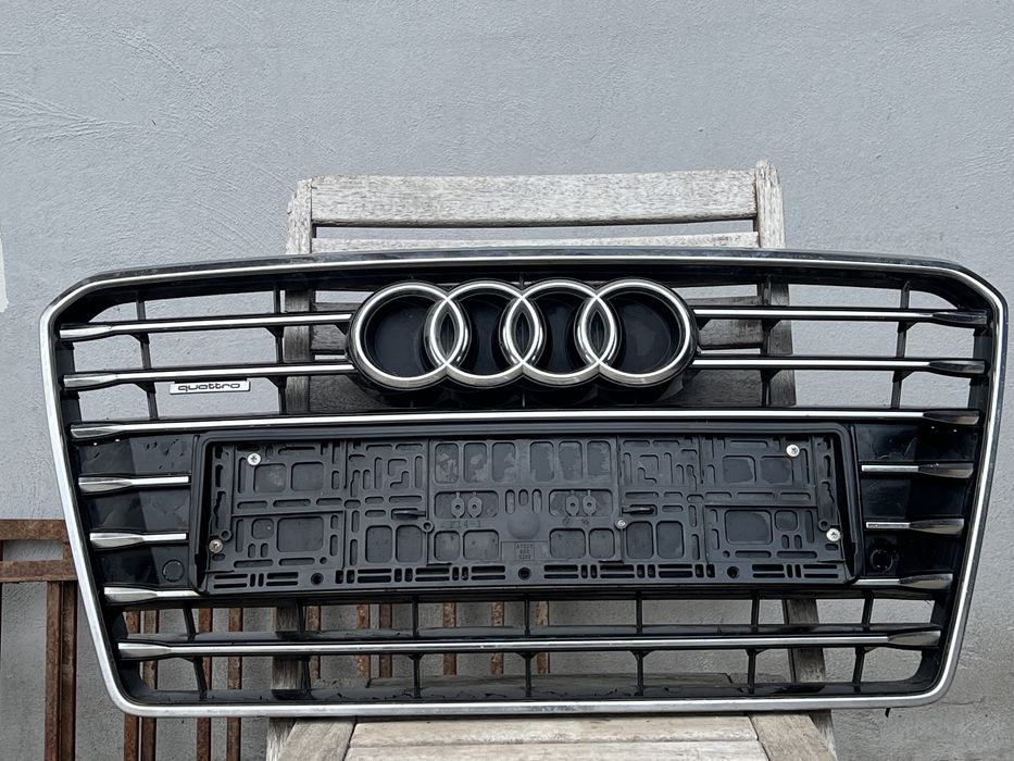 Grilă bară față Audi A7 C7, an 2010-2014 +4 senzori