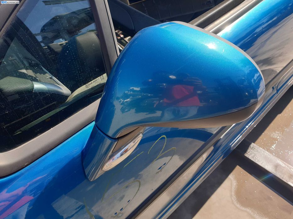 Oglinda Electrica Stanga FARA Pliere Rabatare Rabatabila Peugeot 207 CC Cabrio 2006 - 2014 Culoare KMU Neysha Blue [K6580]