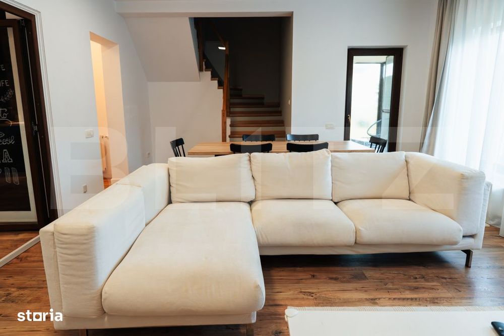 Casa individuala de inchiriat, 120 mp cu garaj si dorari moderne
