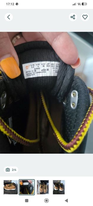 Ghete băiat Timberland 38