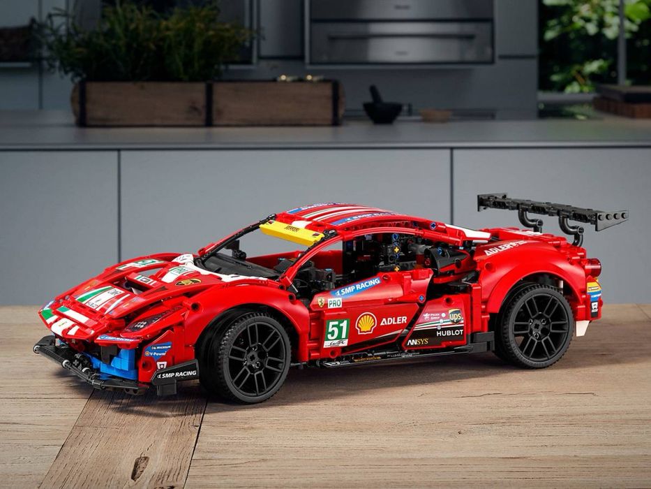 Ferrari 488 GTE Lego Technic Model