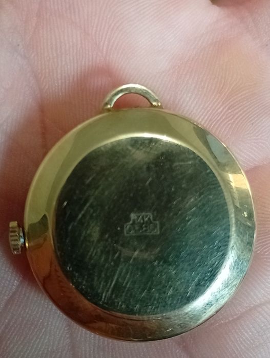 ceas mecanic aur 14k anker functional