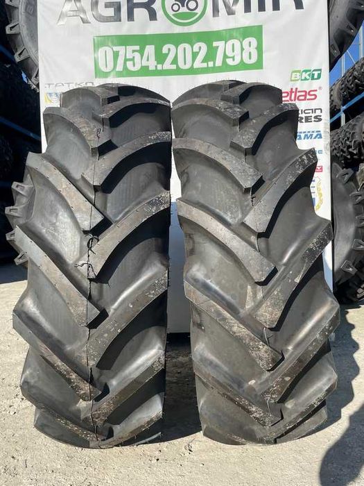 Cauciucuri noi 18.4-30 pentru tractor spate cu 12 pliuri marca BKT