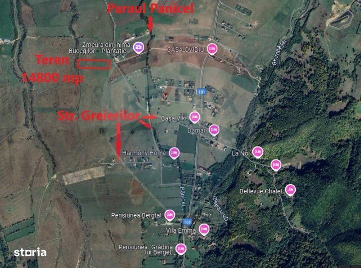 Teren Rasnov zona Glajerie-14800mp extravilan