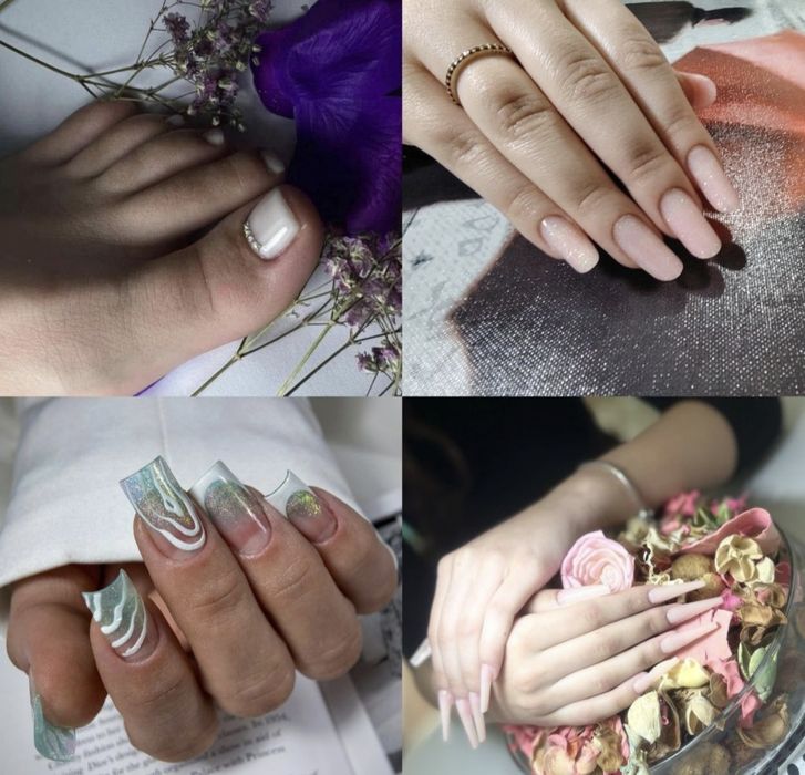 Deplasare si la Domiciliu Unghii cu gel semi unghii false tips constru