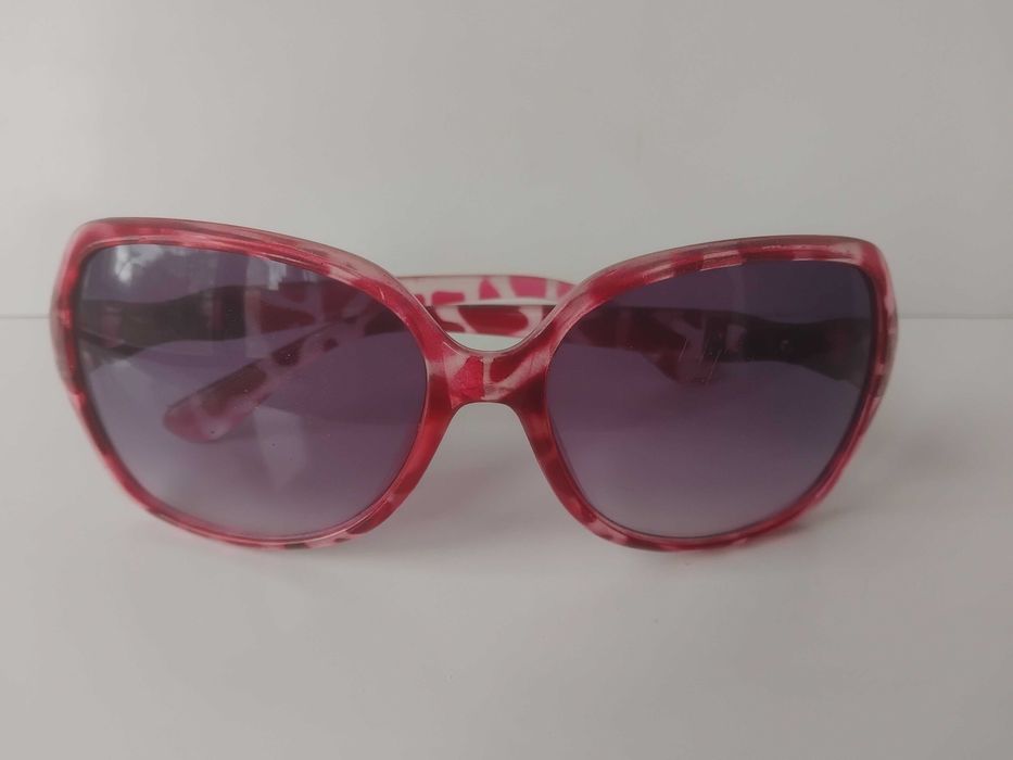 Дамски слънчеви очила с бордо леопардов принт