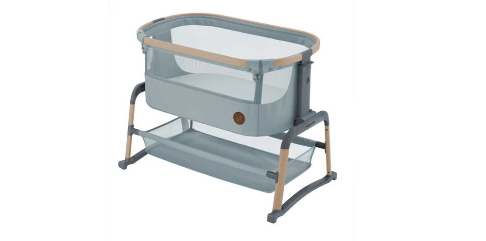 Patut co-sleeper pentru copii Maxi-Cosi Iora Air, gri, 82 x 50 x 3 cm