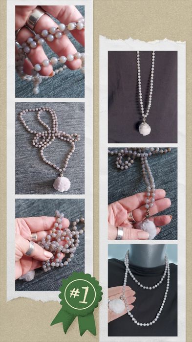 Гердани от естествени камъни, ръчна изработка