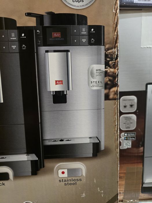 НОВ!!! Кафеавтомат Melitta Caffeo Varianza CSP (f58/0-100) 15 Bar Неръждаема стомана