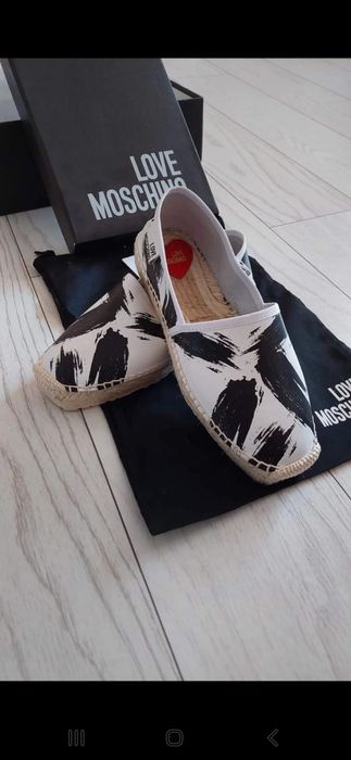 Espadrile Love Moschino, marimea 36 - piele naturala