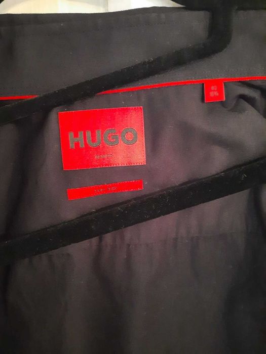Camasa neagra barbati Hugo