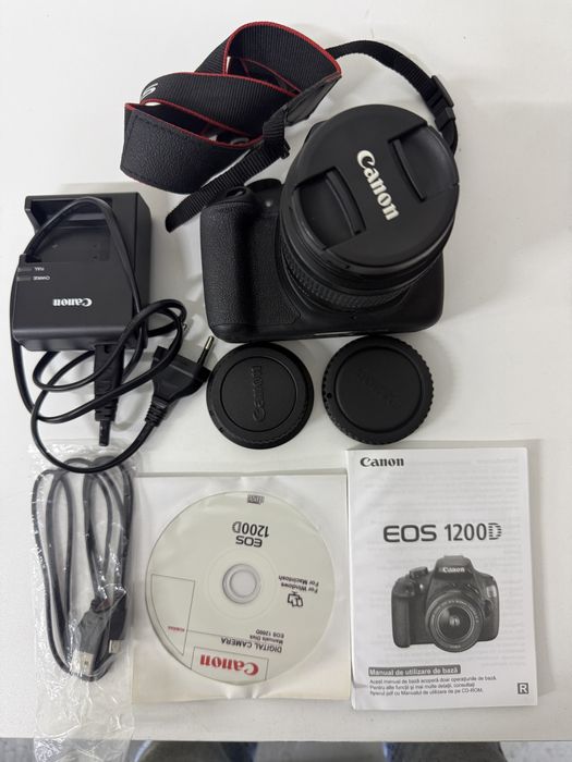 Canon EOS 1200D + obiectiv + accesorii