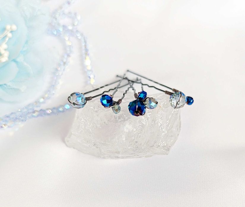 Украса за коса с кристали / Бижута за коса/ Аксесоари за коса