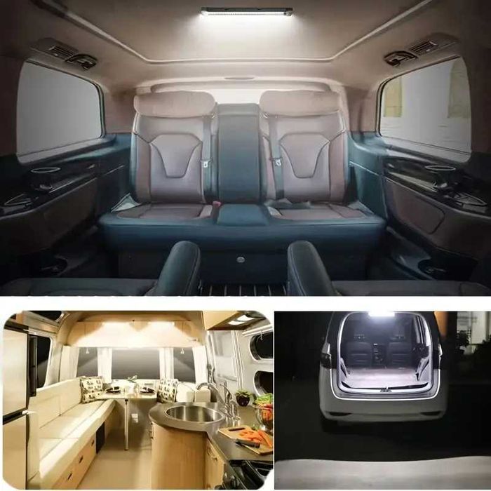 Залепваща се LED лампа с USB зареждане и сензор за движение, магнитна