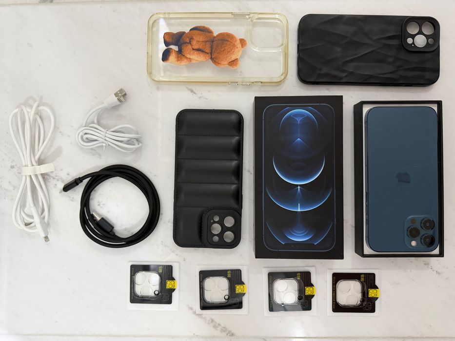 iPhone 12 Pro Max, 128GB – Pacific Blue (Като НОВ!)
