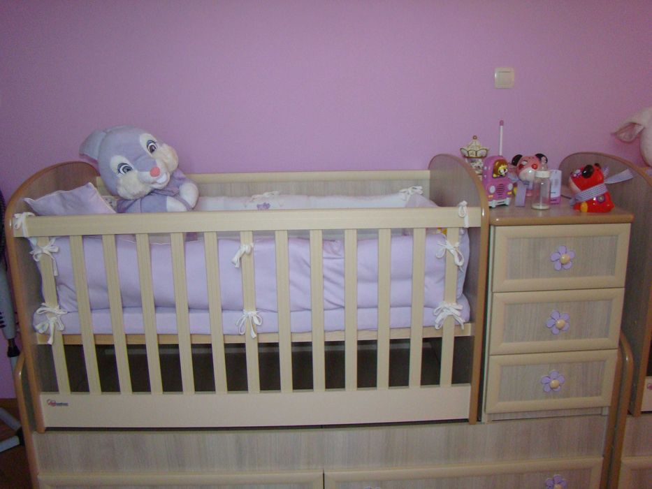обзавеждане за бебешка стая за близнаци ( момичета )