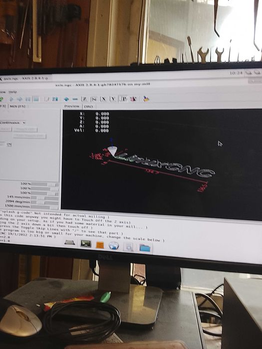 CNC 600/400 mm 1500 вата четири оси