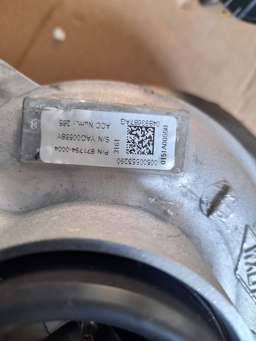 Turbina alfa romeo stelivio an 2020 2,0