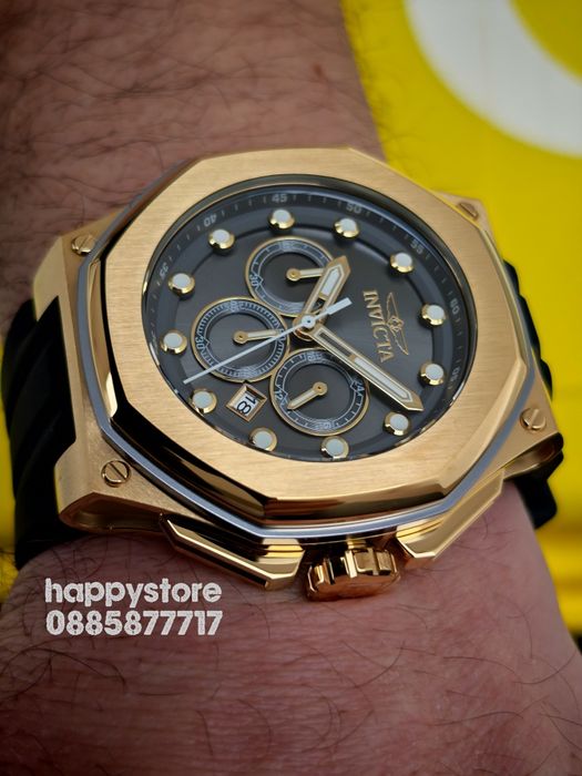 INVICTA Akula Gold 50 mm, Инвикта нов ръчен часовник