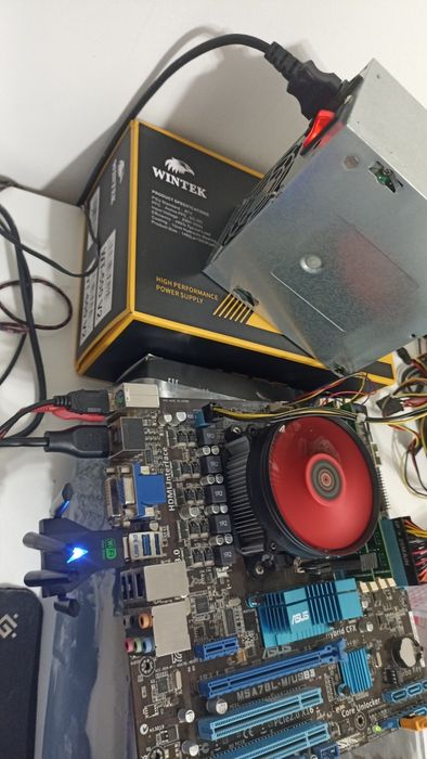 FX4130/mb ASUS/кулер/БП комплект