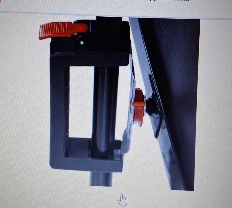 екран на стойка 180x180 sm hama. телескопична тръба, бял екран