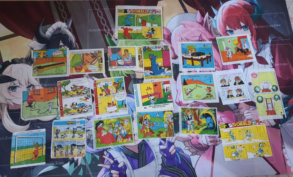 Стари японски стикери BIkkURIMAN и други.