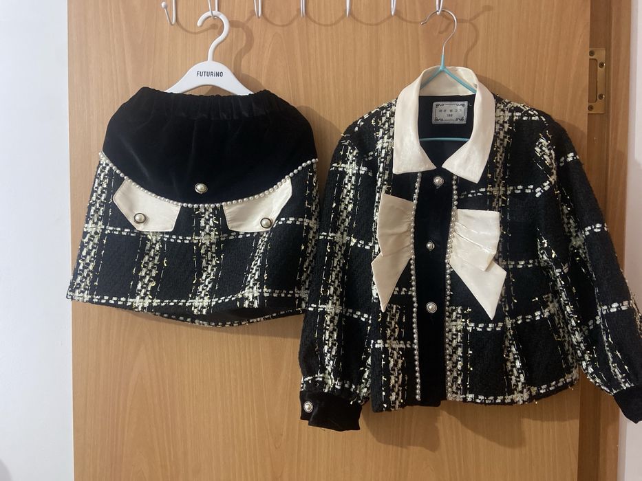 Твидовый костюм для девочки