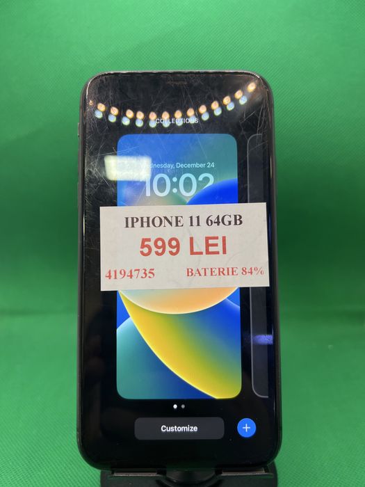 Iphone 11 64GB baterie 84% Lazar Amanet Crangasi 41947