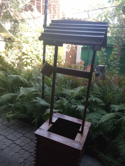 Колодец, декор из дерева, подарок