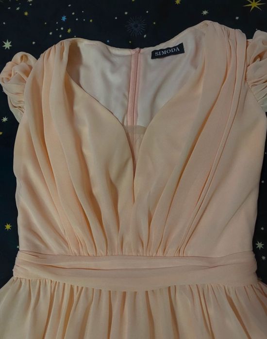 Rochie roz pal elegantă