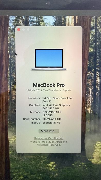 MacBook Pro 2019 Touchbar