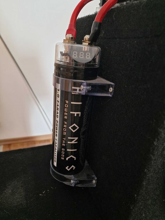 Subwoofer Auto Axton AB30 250w + AMP SE3500D + Condensator Hifonics