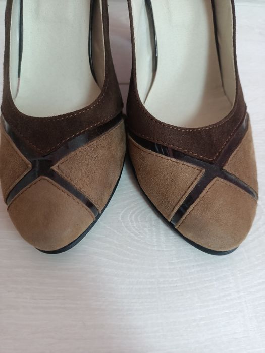 Pantofi piele întoarsă Salamandra Design