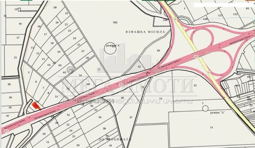 Парцел УПИ магистрала Тракия