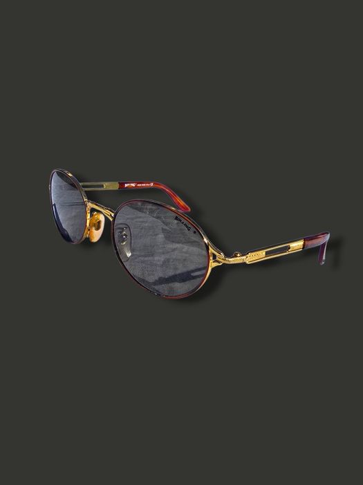 Слънчеви очила ROLLING – ръчна изработка, Италия, златиста метална рам