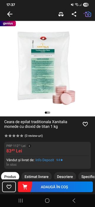 Vand  aparat electric  pentru incalzit ceara +ceara 1kg la 80 de lei