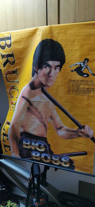 afis postere din material textil Bruce Lee